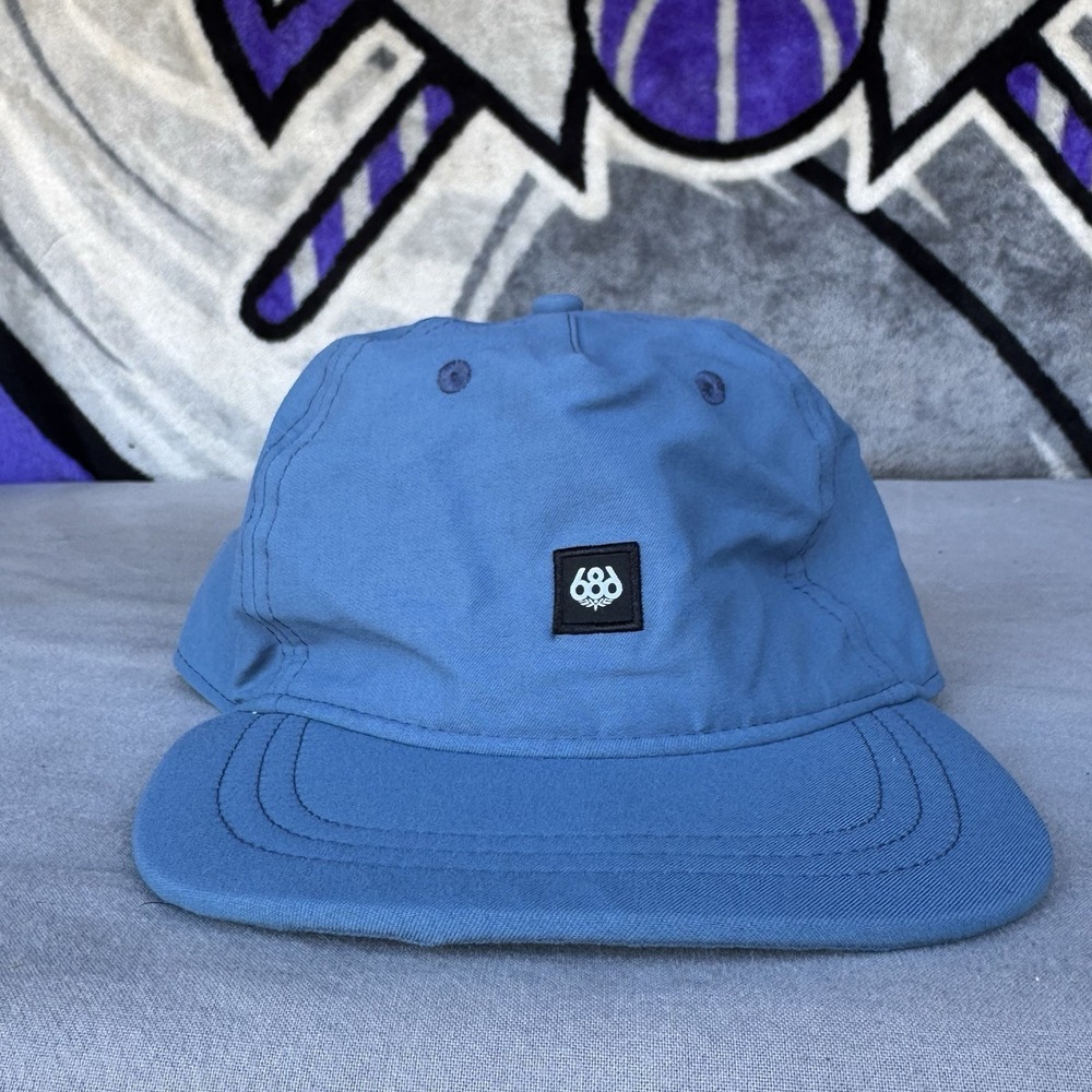 686 Packable Everywhere Hat Blue Hiking Athletic Run Adjustable Hat Mens